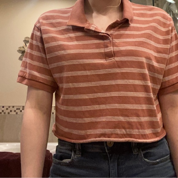 Cropped polo shirt - Picture 2 of 4